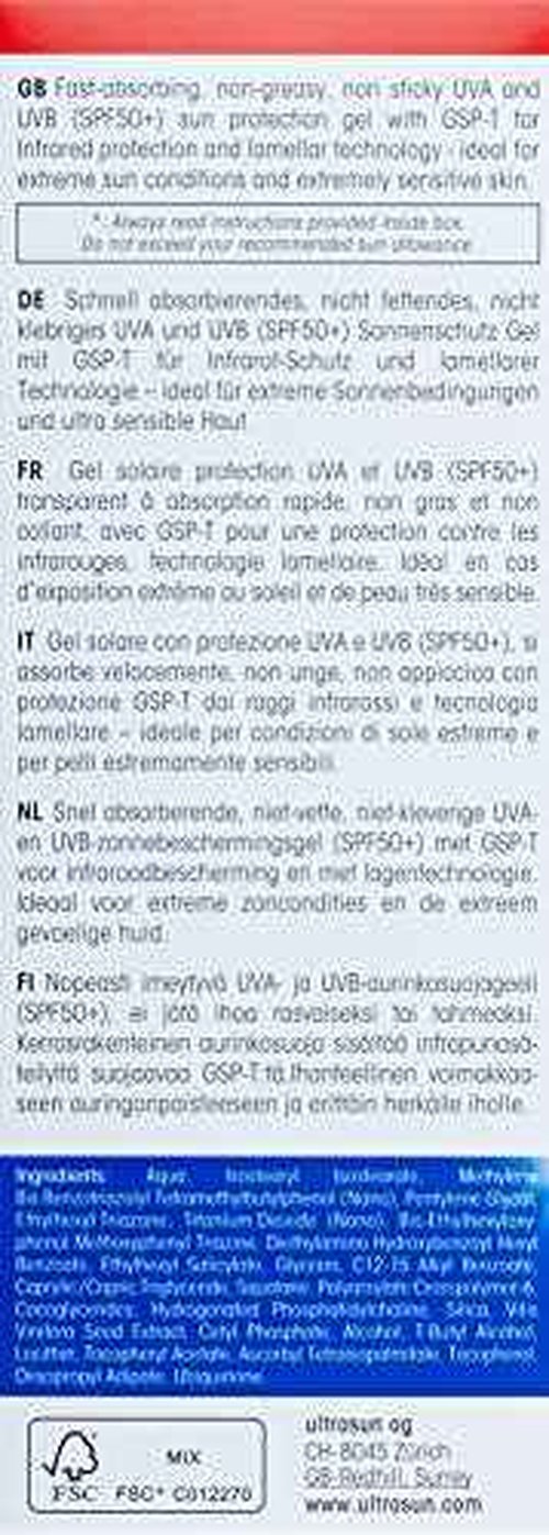 Ultrasun SPF50+ Extreme Protection 100ml