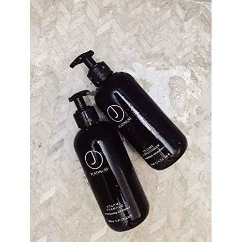 J Beverly Hills Platinum Volume Conditioner with Vitamin B5 to Prevent Hair Breakage, (3.4 Oz, 12 Oz, 32 Oz)