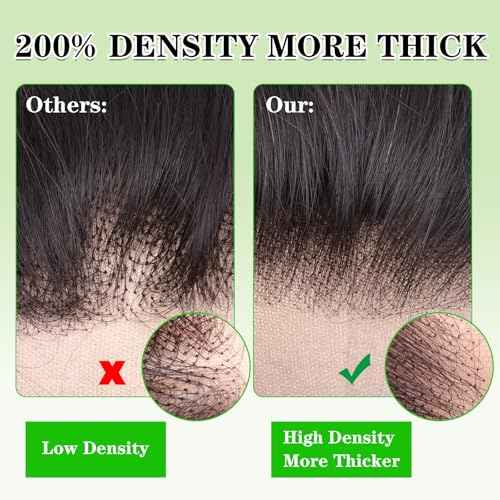 13x6 Lace Frontal Deep Wave Regular HD Lace 22 Inch 200% Density 100% Brazilian Virgin Human Hair Frontal Free Part Natural Black Color