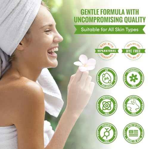 Manuka Honey Eczema and Psoriasis Body Wash ? Organic, Natural Body Wash with Aloe Vera, Cehami, and Manuka Honey ? Plant-Based, Sulfate-Free, Cruelty-Free Skincare
