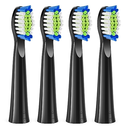 Bitvae D2 Electric Toothbrush Replacement Heads, Sonic Toothbrush Heads Refills, 4 Pack