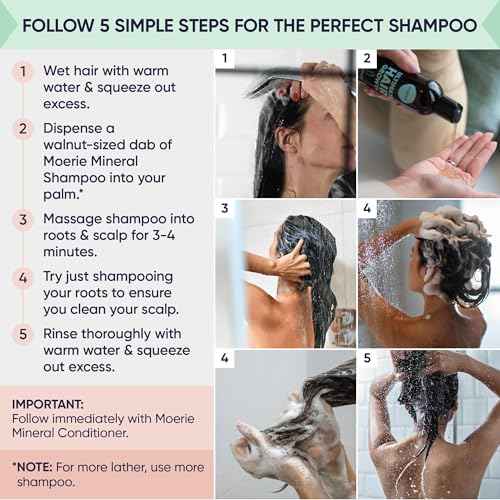 Moerie Ultimate Hair Growth Shampoo ? For Longer, Thicker, Fuller Hair - Vegan Friendly Volumizing Hair Products ? Paraben & Silicone Free ? All Hair Types ? Reverse Hair Loss ? 8.45 fl oz, Triple Set