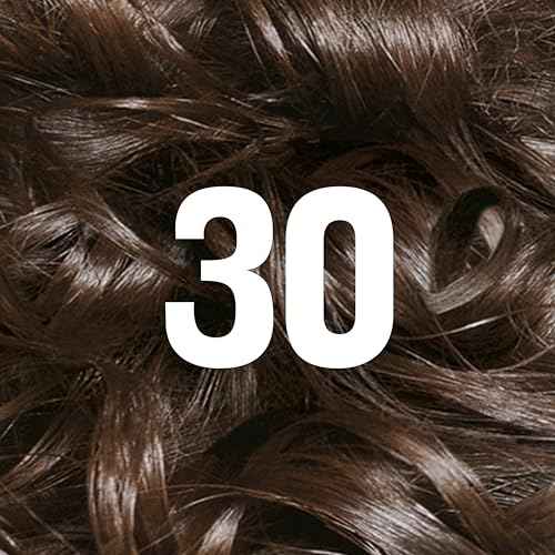Revlon ColorSilk with Bond Repair Complex, Brown Permanent Hair Color, 100% Gray Coverage, Ammonia Free Hair Dye, Vegan Keratin, 30 Dark Brown (Pack of 3)