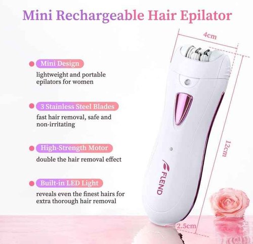 Epilator,Epilator for Women Facial Hair Removal Rechargeable,Suitable for Hair Removal forWomen Legs/Face/Bikini/Arms,Womens Electric Shaver Smooth Skin