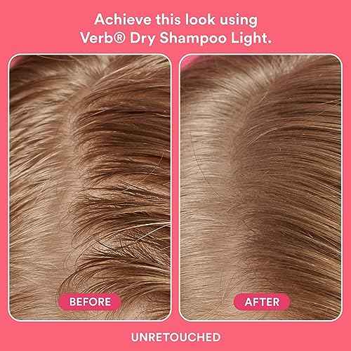 VERB Dry Shampoo Light - Refresh, Absorb Oils + Extends Styles - Refreshing Dry Shampoo Spray for Light Tones - Vegan, No Parabens or Harmful Sulfates