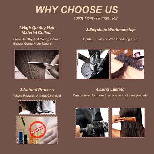 Clip in Hair Extensions Real Human Hair, 120g 7pcs Human Hair Extension Clips, 22 Inch Chocolate Brown to Caramel Blonde #4/27/4 Human Hair Clip in Extensions, Double Weft Clip in Human Hair Extensions Straight Hair