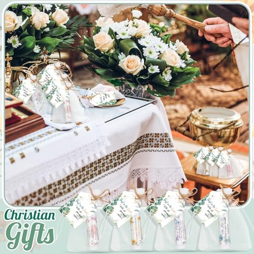 20 Set Christian Religious Gift Bulk Lip Balm for Women Christian Church Party Favor Bulk Bible Verse Lip Balm with Scripture Christmas Inspirational Gift for Coworker Staff Employee