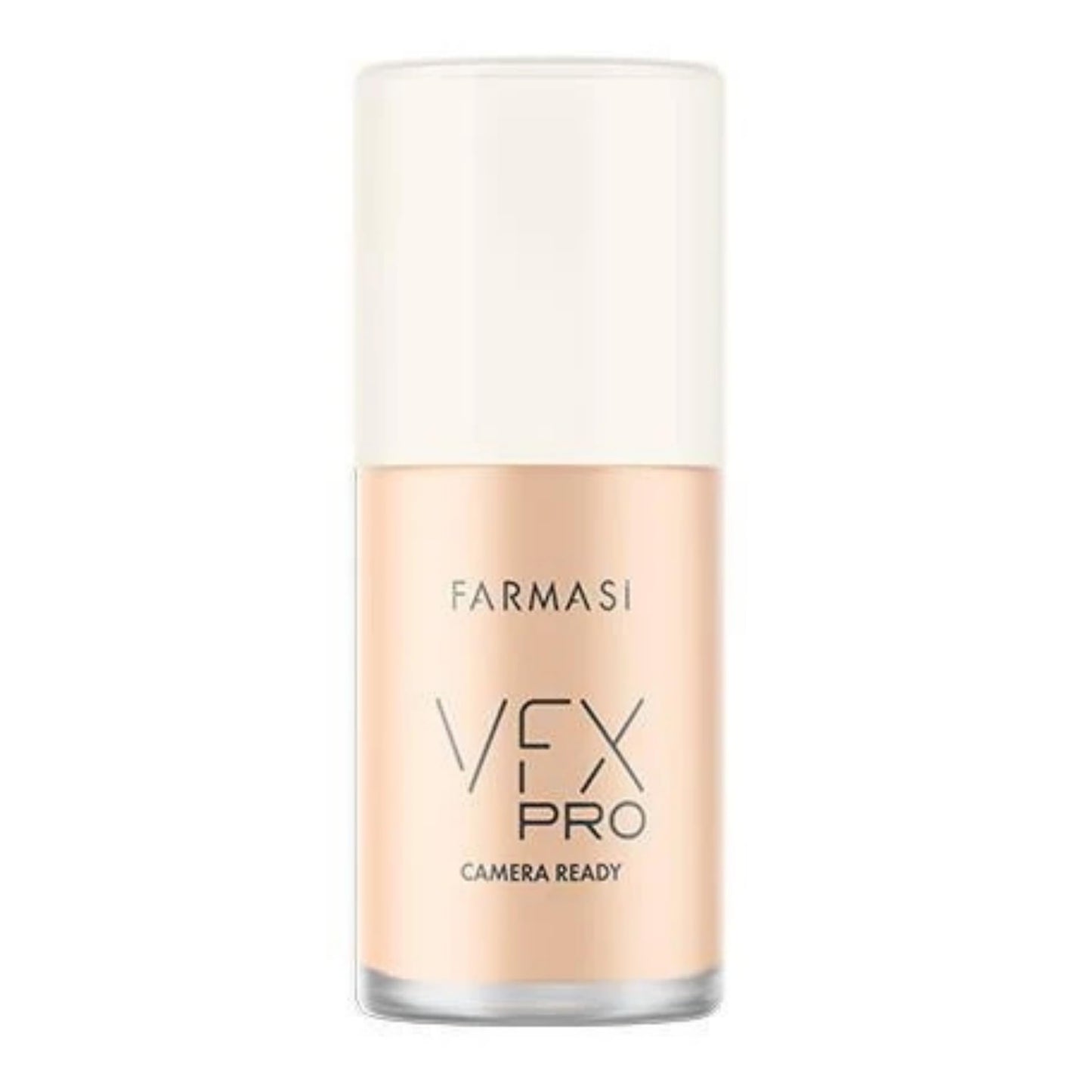 FARMASi VFX Pro Camera-Ready Liquid Foundation, Full Coverage Matte Finish, Lightweight Long-Wear, Oil-Free with Pore-Refining Sea-Water Formula, Non-Oxidizing Finish, 1 Fl Oz, 02 Ivory