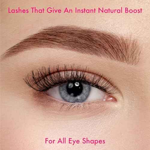 i-ENVY 30 Pairs Demi Wispies False Lashes (6 Pack), Premium Quality 100% Human Hair, Fluffy Feathered Eyelashes With Volume & Curl, Natural Look, Lightweight, Comfortable, Reusable for Everyday Wear