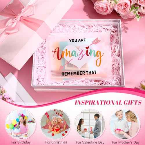 Reginary 100 Pcs Inspirational Gifts for Girls Women Travel Cheer Makeup Bag Bulk Loved Quotes Cosmetic Bags with Zipper Thank You Encouragement Birthday Gift Bag (Elegant)
