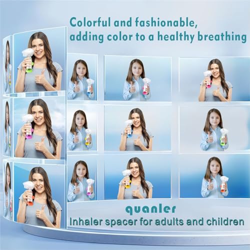 Soft Silicone Inhaler Spacers for Adults and Kids - Fun and Colorful Nessi OTC Spacer (Kids-Pink)