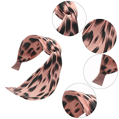 HUANMAYE 6Pcs Wide Headbands for Women Elastic Fabric Hair Bands Fashion No Slip Cashew Design Hair Hoops Knotted Hair Accessories for Girls (2Colour)