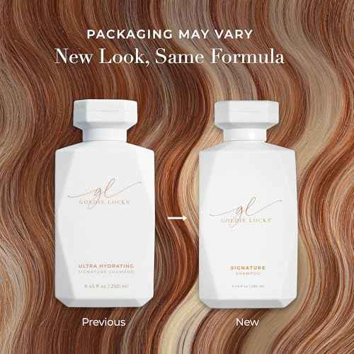 Goldie Locks Ultra Hydrating Shampoo - Sulfate-Free Moisturizing Formula - Maintains Texture and Shine - Safe for Extensions and Color-Treated Hair - Protein-Free - 8.45 fl oz (Packaging May Vary)