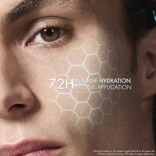 Biotherm Homme Aquapower Hydrating Cream Moisturizer for Men, P.Antartica, Mannose & Hyaluronic Acid 72H Long-lasting Concentrated Hydrator, Reinforces Natural Hydrating System, 1.7 Fl. Oz.