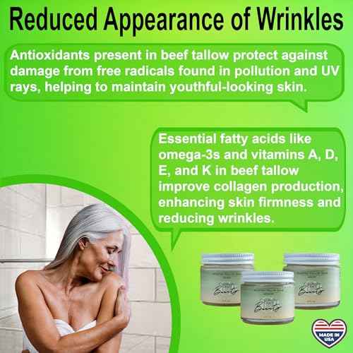 Whipped Tallow Balm, Healing Formula, Pasture Raised, 2 fl oz (Packaging May Vary)