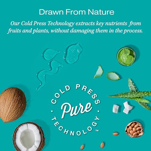 Raw Sugar Moisture Smoothie Shampoo and Conditioner with Coconut Oil, Agave, & Sweet Almond Milk, Hydrates & Nourishes Dry Hair, Formulated without Sulfates + Parabens