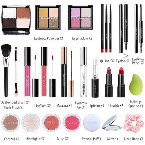 Makeup Advent Calendar 2025 Teen Girls Women Beauty Countdown Calendar Christmas Gifts for Women Teen Girl Trendy Stuff Unique Make up Set Gifts Mascara Lipstick Blush Advent Calendar 2025