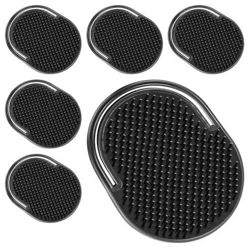 6 Pcs Palm Combs for Men, Massager Hair Brush Comb,Shower Comb,pocket brush