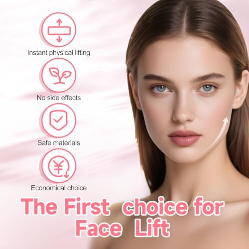Face Lift Tape, 168PCS Face Tape, Face Lift Tape Invisible, Face Tape Lifting Invisible 8 Hours of Sustained, Perfect Facial Contouring, Visually Create A More Defined Jawline and Cheekbones