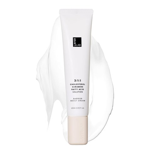 LAYERLAB Barrier Moist Cream - Up to 100H Hydration Face Moisturizer with Ceramide, Cholesterol, K-Beauty Skincare with Shea Butter for Deep Hydration & Moisture Barrier Support 2.02 fl oz
