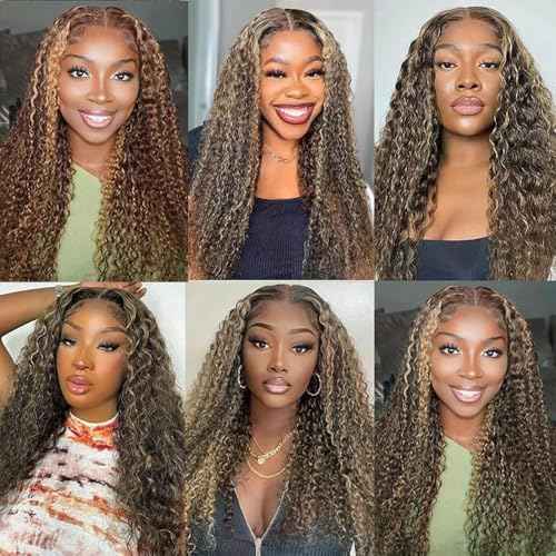 30 30 30 Inch TARPION P1B27 Bundle Color #27 Kinky Curly Human Hair Bundles Two Tone Black Mixed With Honey Blonde Bundles Human Hair Highlight Bundle