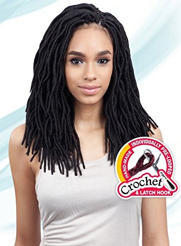 Freetress Braids 2X SOFT WAVY FAUX LOC 12" (OT30) - Synthetic Crochet Braid Dread Locks