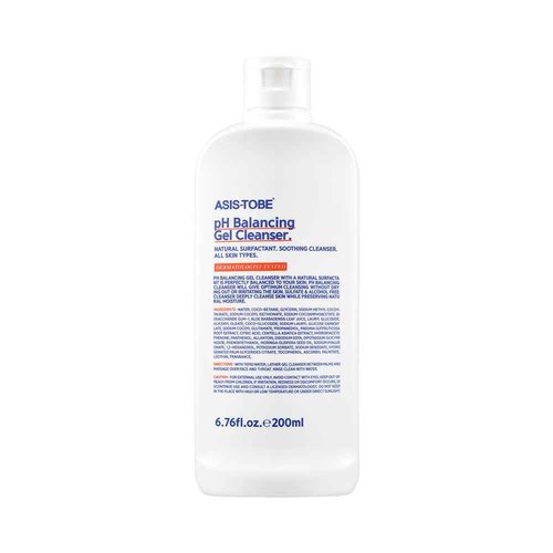 ASIS-TOBE pH Balancing Gel Cleanser 200ml / contains aloe vera, panthenol, alatoin/Soothing and moisturizing effects on the skin/Sensitive skincare/Korea cleanser