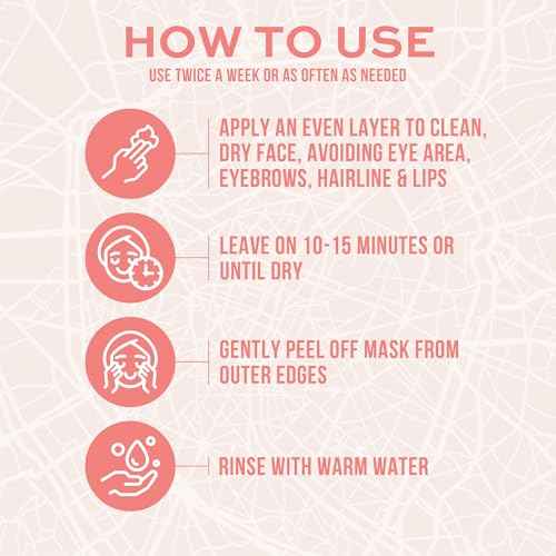 Freeman Exotic Blends Facial Mask 4 Piece Set, Peel-Off & Jelly Masks, Cleansing, Pore-Clearing & Hydrating Facial Masks, For All Skin Types, Includes Silicone Mask Brush, Vegan & Cruelty-Free