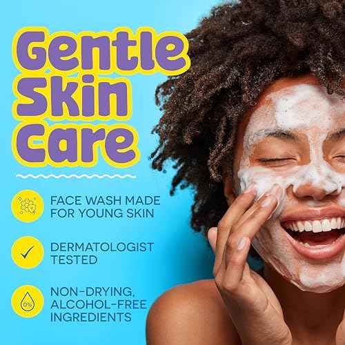 BeYoutiful Cleansing Face Wash, Preppy Skin Care for Teens, Boys and Girls, Gentle and Safe Skincare for Acne, Facial Cleanser, Sulfate and Paraben Free, 5 fl oz.