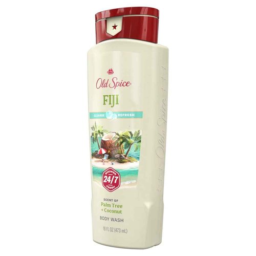 Old Spice Fresher Collection Men's Body Wash, Fiji, 16 Ounce (Pack of 2)