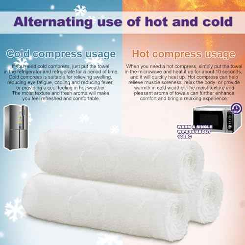 Moist Cotton Towel Bulk Moist Towelettes Individually Wrapped,White Towel Services,Refreshment Pre Moistened Towels for Dentist Travel Sport Party Hotel 400,Lavender