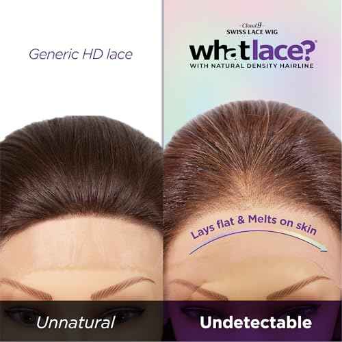 Sensationnel What Lace 13X6 Wigs - Latisha Lacefrontal Hand Tied Glueless Synthetic With Natural Density Preplucked Hairline (Jet Black 1)