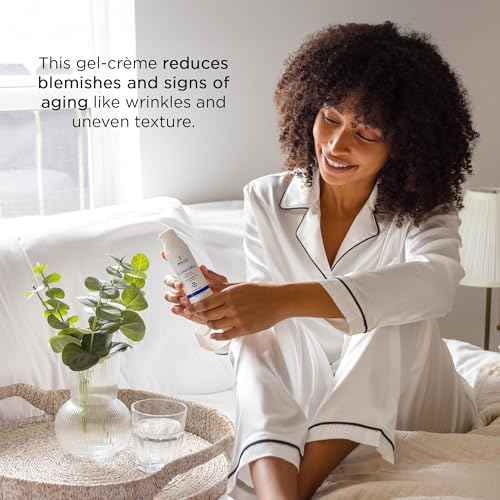 IMAGE Skincare, CLEAR CELL Clarifying Repair Cr?me, Face Night Cream Gel Moisturizer for Oily Prone Skin