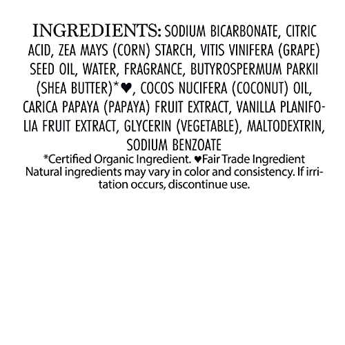 Nubian Heritage Bath Bombs Coconut and Papaya Renewing Bath and Body Products 1.6 oz 6 Count (Pack of 2)