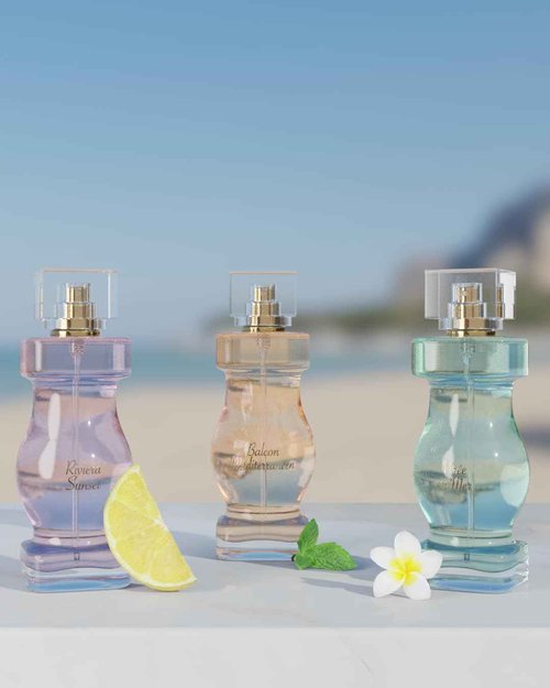 Jeanne Arthes, FRENCH WAY OF LIFE, Collection Azur, Virée en mer Eau de Parfum, Spray perfume for women, Fresh & Floral, Notes of Lemon Zest, Lily of the Valley, Peach, Made in France, 3.38 Fl.oz