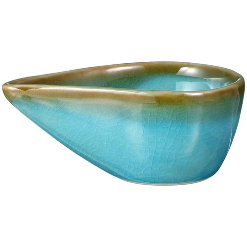 KALLORY Essential Oil Mixing Dish, Ceramic Facial Mask Mixing Bowl Aroma Oil Holder Small Spa Dishes for Salon
