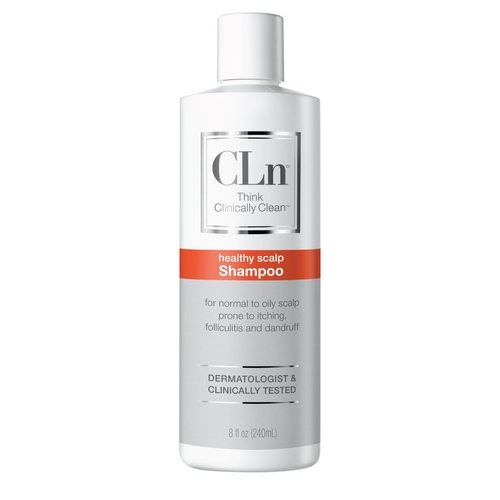CLn® Shampoo - Clarifying Formula with Salicylic Acid, for Normal to Oily Scalp Prone to Folliculitis, Dandruff, Itchy & Flaky Scalp, Fragrance-Free & Paraben-Free, 8 fl. oz.