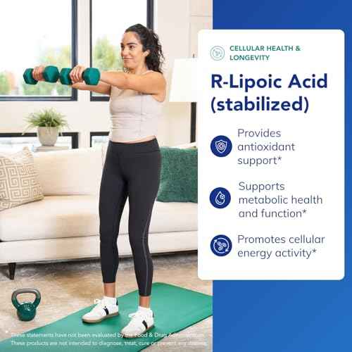 Pure Encapsulations R-Lipoic Acid (Stabilized) | Hypoallergenic Supplement with Enhanced Antioxidant Protection and Metabolic Support | 60 Capsules