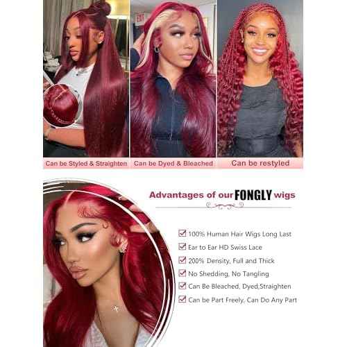 99j 13x4 Body Wave Lace Front Wigs Human Hair Pre Plucked 200 Density HD Lace Front Wigs for Women Glueless Wigs Human Hair Natural Black Color 24 Inch