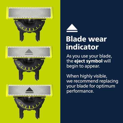 Philips Norelco OneBlade 360 Blade, Genuine Replacement Blade, Face/Body Kit, for OneBlade Electric Shaver and Trimmer, Durable Stainless Steel, Trim, Edge and Shave, QP614/80