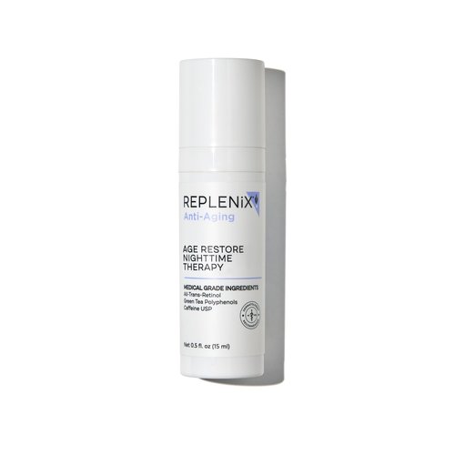 Replenix Age Restore Nighttime Therapy Face Cream, Anti-Aging Medical-Grade Facial Moisturizer for Mature & Dry Skin (0.5 fl oz)