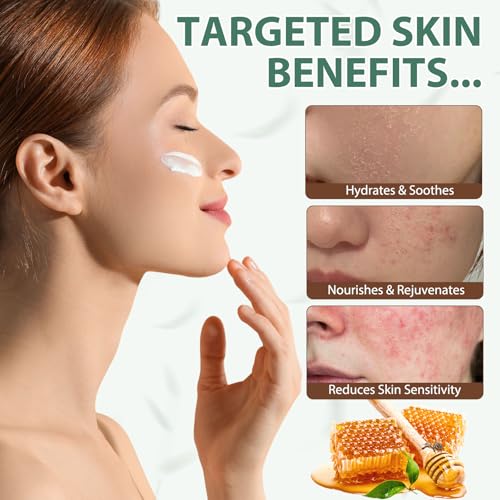 Beef Tallow for Skin, 4.2oz Tallow and Honey Balm, Face Moisturizer and Nourishes Body, Grass Fed Whipped Beef Honey Cream Reduces Irritation Skin and Sensitivity