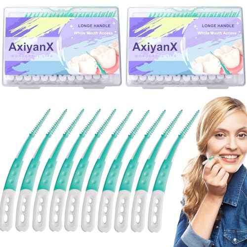 168PCS Dental Picks for Teeth Cleaning,Disposable Interdental Brushes Between Teeth,Dental Brush Picks for Teeth Health and Cleaning,Dental Floss Picks,Braces Flossers