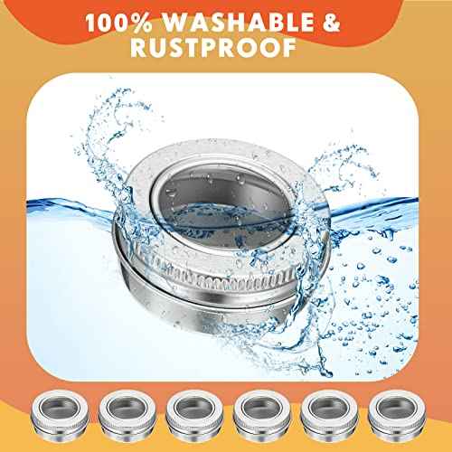 Zubebe 50 Pcs Aluminum Tin Jar Refillable Containers Clear Top Screw Lid Round Tin Container Bottle for Cosmetic, Cream, Diamond Painting, Salves, Balms, Lip Balm, Spices or Others, Silver (1 oz)