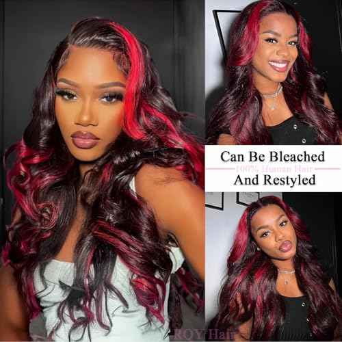 Loose Deep Wave Bundles with Closure Human Hair 100% Unprocessed Brazilian Virgin Hair 3 Bundles with Lace Closure Brazilian Loose Wave Human Hair Bundles (1B#Loose Deep Wave182022+18Free)
