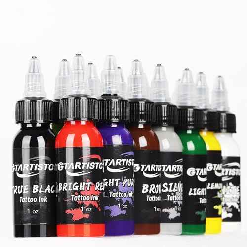 Tattoo Ink Set Professional 14 Colors 1oz (30ml) Vegan-Friendly Pigment Tattoo Ink Supplies