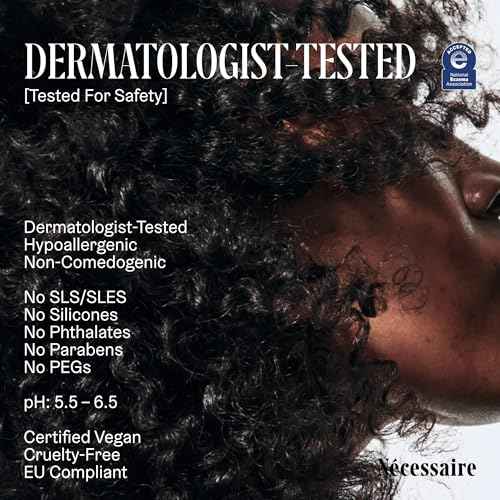 N?cessaire The Shampoo. Hyaluronic Acid + Vitamin B Complex Shampoo for Women & Men.