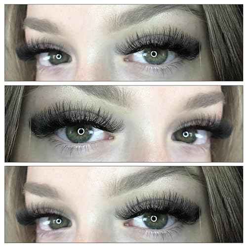 Volume Lash Extensions 0.05D,Blooming Eyelash Extension Mix-8-15mm, Easy Fan Volume Lashes Fluffy Soft, D Curl Matte Black Self Fanning Lash Extension Professional Eyelash Extensions