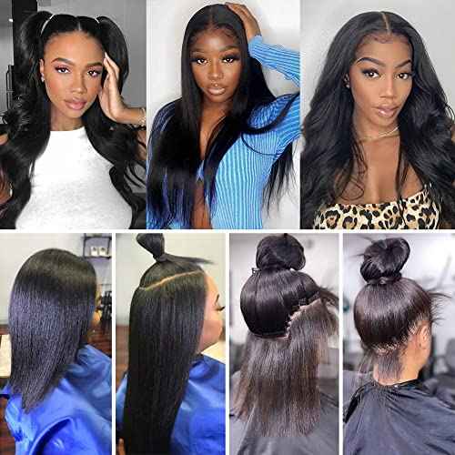Yaki Tape in Hair Extensions Human Hair 40 PCS Light Yaki Straight Tape in Hair Extensions Human Hair Black Women 100% Human Hair Double Sided Seamless PU Tape in Hair Extensions 22 Inch