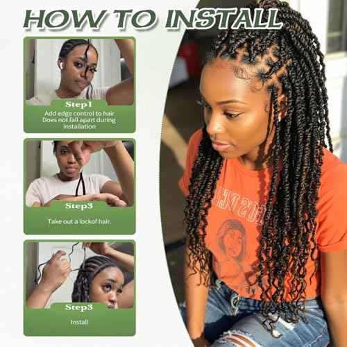 Water Wave Braiding Hair 20 Inch 2 Bundles No Weft, Brazilian Virgin Hair for Boho Braids Curly Human Hair Extensions Natural Black (20In,1B)